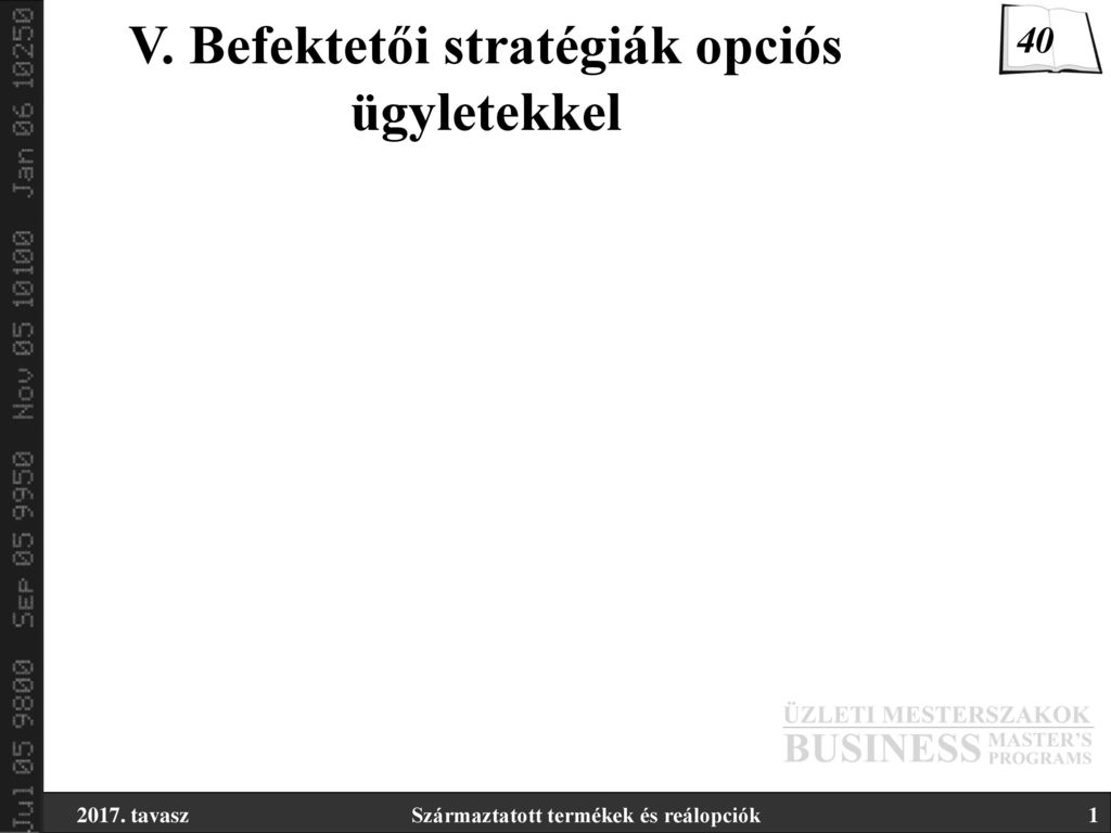 opciós piaci stratégia